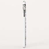 司法法律事務所,弁護士モノグラムホワイト Case-Mate iPhoneケース (裏面/右)