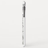 司法法律事務所,弁護士モノグラムホワイト Case-Mate iPhoneケース (裏面/左)