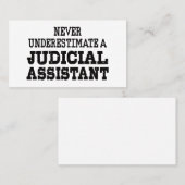 司法補佐人を過小評価しない 名刺 (正面/裏面)