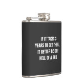 司法試験のビニールの包まれたなフラスコ フラスク (右)