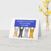 司法試験の合格のお祝い カード (黄色い花)