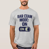 司法試験モードオン ロースクール グラフィック Tシャツ (正面)