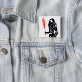 司法連盟|アクアマンポーズノワールアポップ・アートのート 缶バッジ (インサイチュ)