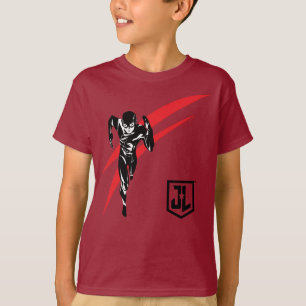 司法連盟 フラッシュ·ランニングのノワール·アポップ・アートのート Tシャツ