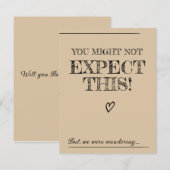 司祭お願いカード。私たちと結婚してくれますか 招待状 (正面/裏面)