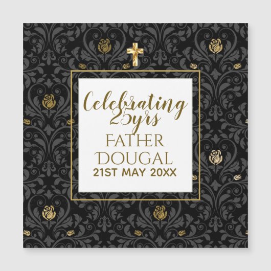 司祭が叙任され、記念日の叙任離れは (正面)