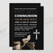 司祭と十字架、最初の聖餐式 招待状 (正面/裏面)