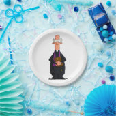 司祭の保持バイブルIFunny聖職者キャラクター ペーパープレート (パーティー)