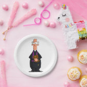 司祭の保持バイブルIFunny聖職者キャラクター ペーパープレート (パーティー)