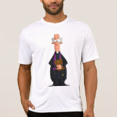 司祭の保持バイブルIFunny聖職者キャラクター Tシャツ (正面)