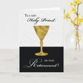 司祭の引退、金ゴールドアリス、白黒 カード (黄色い花)