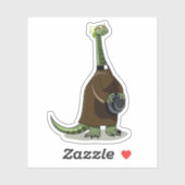 司祭の服を着た台東座のイラストレーション シール (シート)