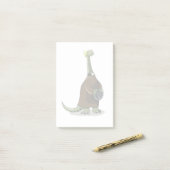 司祭の服を着た台東座のイラストレーション ポストイット (デスク上)