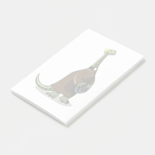 司祭の服を着た台東座のイラストレーション ポストイット (アングル)