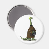 司祭の服を着た台東座のイラストレーション マグネット (正面/裏面)