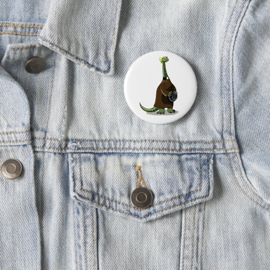 司祭の服を着た台東座のイラストレーション 缶バッジ (インサイチュ)