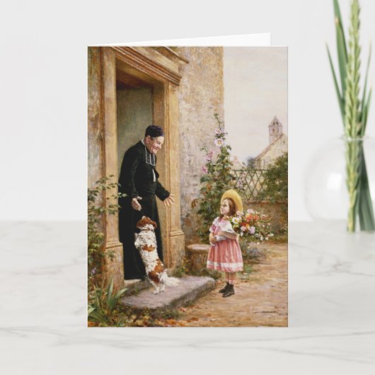 司祭の誕生日 カード (正面)