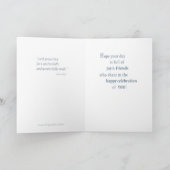 司祭の誕生日、宗教天使 カード (内部)