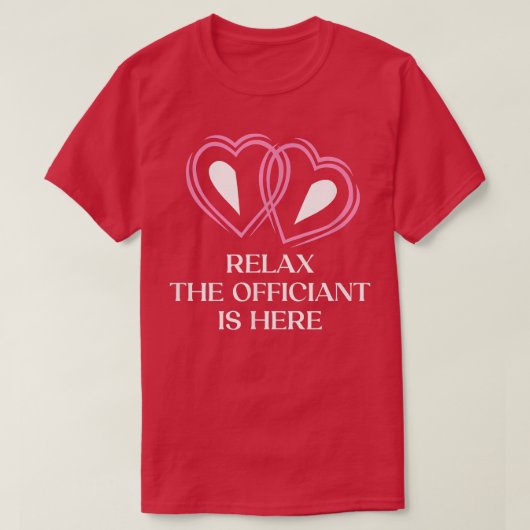 司祭のRelaがここに司祭結婚の叙任 Tシャツ (デザイン正面)