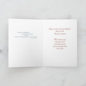 司祭は私達の教区に歓迎し、良い羊飼い カード (内部)