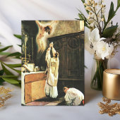 司祭を聖なる宗教で祭るカトリック教徒の集団 ポストカード