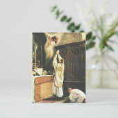 司祭を聖なる宗教で祭るカトリック教徒の集団 ポストカード (スタンド正面)