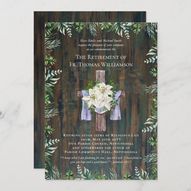 司祭デアコン牧師リリー (正面/裏面)