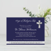 司祭デアコン45th調整記念日サファイア 招待状 (スタンド正面)