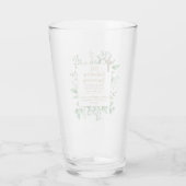 司祭パーソナライズされた記念日ギフト タンブラーグラス (裏面)