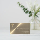 司祭モダン牧師デアコン信任聖職者 名刺 (スタンド正面)