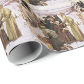 司祭ロシアのと農民がイエスを崇拝 ラッピングペーパー (ロールコーナー)