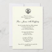司祭叙位記念日ファースト・マス 招待状 (裏面)