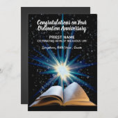 司祭叙位記念日 – ANY YEARS Ordered 招待状 (正面/裏面)