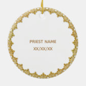 司祭叙勲記念十字架 セラミックオーナメント (裏面)