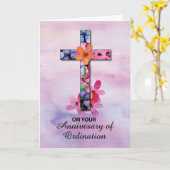 司祭叙勲記念日クロスフラワー カード (黄色い花)