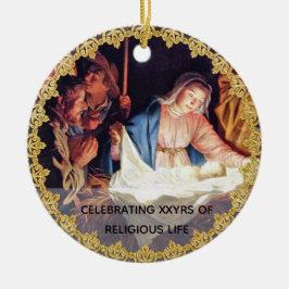 司祭叙階記念出生カスタム セラミックオーナメント