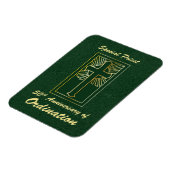 司祭叙階50周年記念レザー調デザイン マグネット (左側)