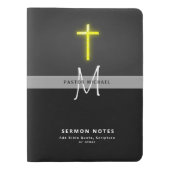 司祭牧師デアコン祈りの言葉バイブル勉強 エクストララージMoleskineノートブック (正面)