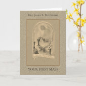 司祭第1マス・カリスホスト叙階式 カード (黄色い花)