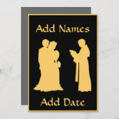 司祭結婚カードと (正面/裏面)