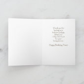 司祭誕生日、羊飼いスタッフと炎の宗教 カード (内部)