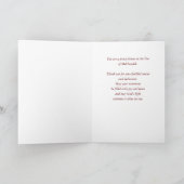 司祭退職金ゴールドルックモンストランスとホスト カード (内部)