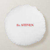 司祭15th叙勲記念日ブラッククロス ラウンドクッション (裏面)