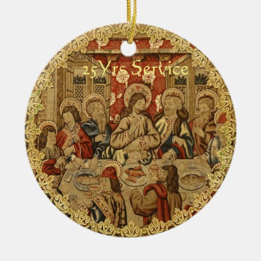 司祭15th 20th 25th 30th 40th 50th セラミックオーナメント (正面)