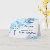 司祭2回布教記念日恵み カード (黄色い花)