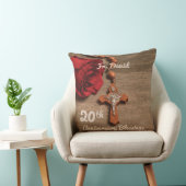 司祭20周年記念バラとロザリオ クッション (椅子)