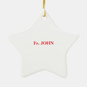 司祭35世叙勲記念日ブラッククロス セラミックオーナメント (裏面)