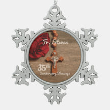 司祭35周年記念バラとロザリオ