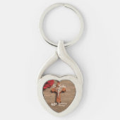 司祭40周年記念バラとロザリオ キーホルダー (正面)