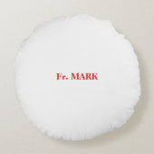 司祭40周年記念ブラッククロス ラウンドクッション (裏面)